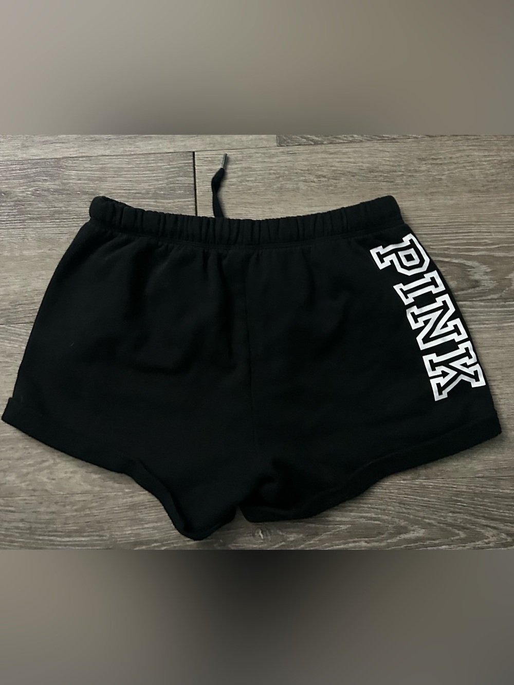 PINK Victoria's Secret Black Knit Lounge Shorts